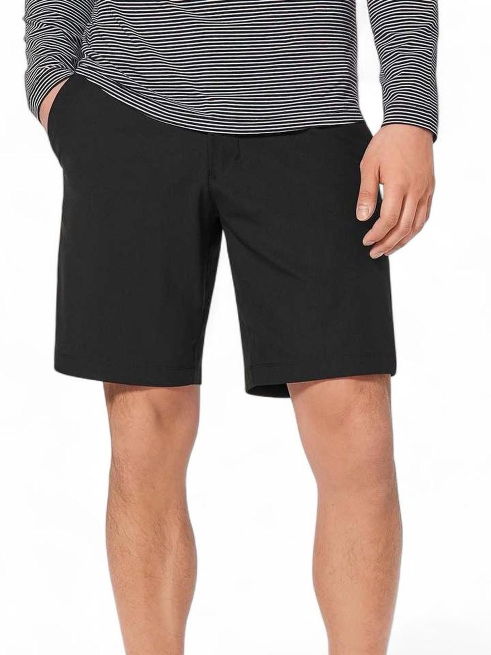 Lululemon Commission Short Slim Fit Warpstreme Black Shorts Men’s W31 L9 Golf
